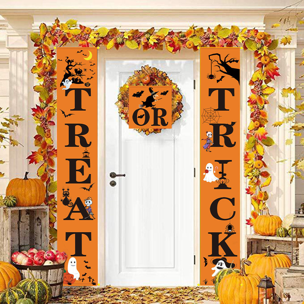 Halloween decoration outdoor banner halloween couplets GO buy
