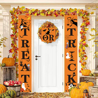Halloween decoration outdoor banner halloween couplets GO buy