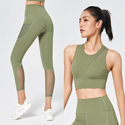 Mesh yoga clothing suit GO buy