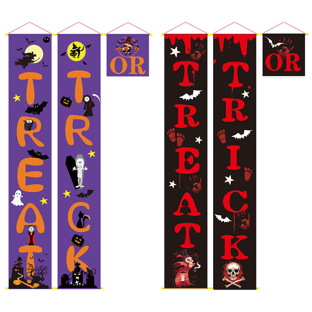 Halloween decoration outdoor banner halloween couplets GO buy
