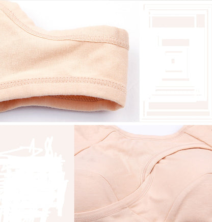 Cotton Anti-expansion Anti-Sag Gathering Adjustment Sports Bra GO buy