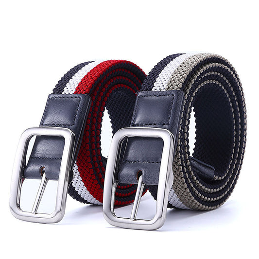 Men's Belt With Elastic Woven Japanese Buckle GO Buy