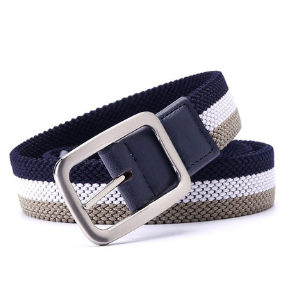 Men's Belt With Elastic Woven Japanese Buckle GO Buy