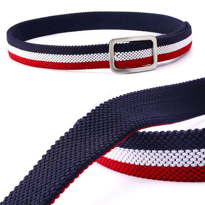 Men's Belt With Elastic Woven Japanese Buckle GO Buy