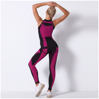 Seamless Striped Moisture Wicking Yoga Bra Set GO buy