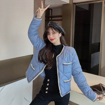 Long Sleeved Cotton Jacket Temperament Fashion All Match Short Jacket GO Buy