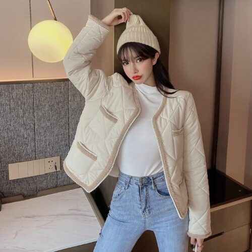 Long Sleeved Cotton Jacket Temperament Fashion All Match Short Jacket GO Buy