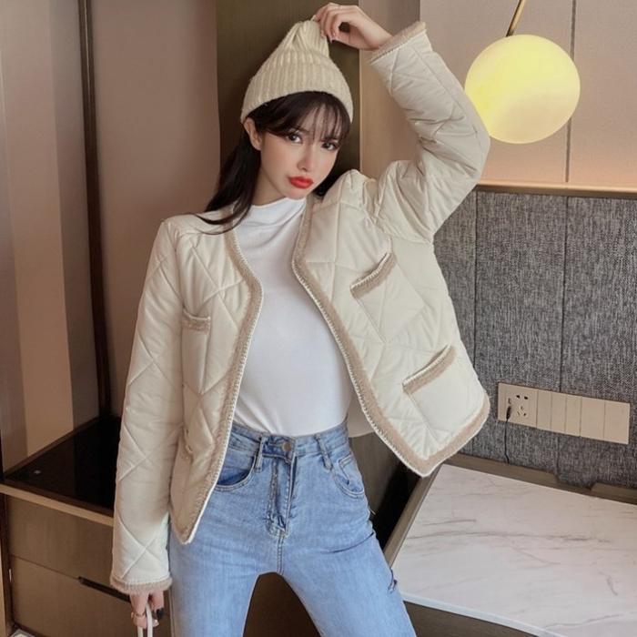 Long Sleeved Cotton Jacket Temperament Fashion All Match Short Jacket GO Buy
