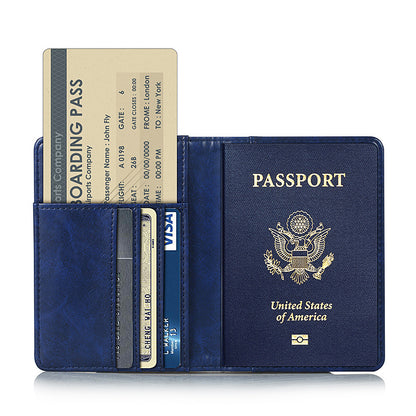 Passport Bag Protective Cover Multi-Function Ticket Holder Wallet Credit Card Document Bag GO Buy