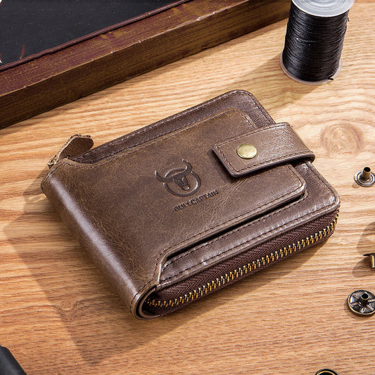 Horizontal Leather Driver's License, Multi-Position Thickened Photo Album, Anti-Theft Brush GO Buy