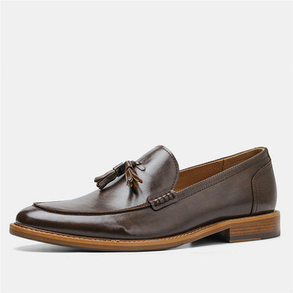 Men Casual Shoes Leather Loafers Business Dress Formal Shoes GO Buy