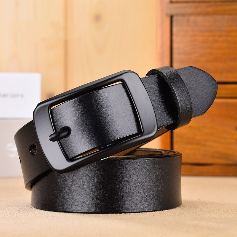 Women'S Belt Belt Female Korean Version Of Wild Ins Wind Cowhide Jeans Belt Female Students GO Buy