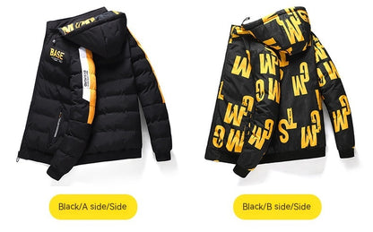 Winter Cotton-padded Men's Thickened Coat Jacket GO Buy