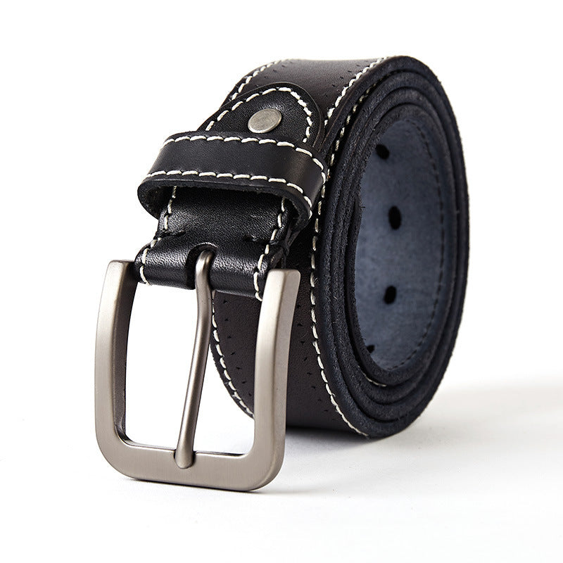 Washed leather belt GO Buy