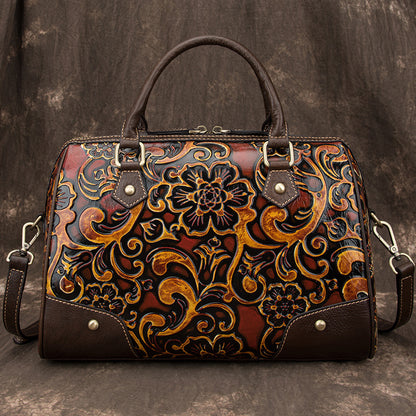 European And American New Head Leather Soft Leather Women's Pillow Bag GO Buy