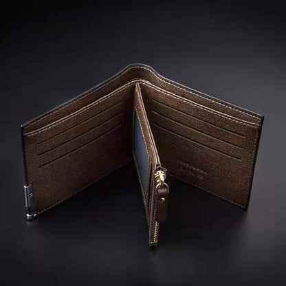 Multifunctional Zipper Business Youth Card Case Student Wallet GO Buy