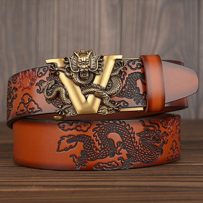 Men's leather belt GO Buy