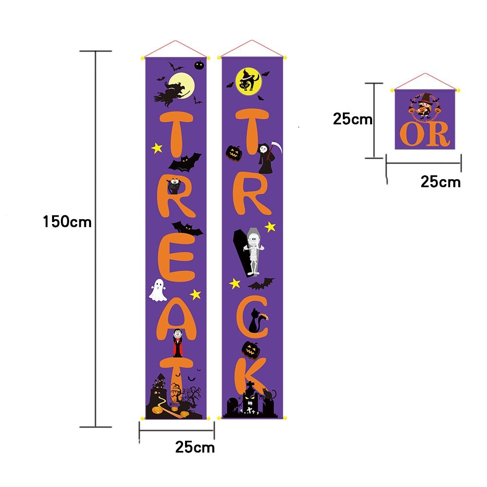 Halloween decoration outdoor banner halloween couplets GO buy
