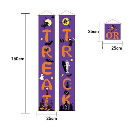 Halloween decoration outdoor banner halloween couplets GO buy