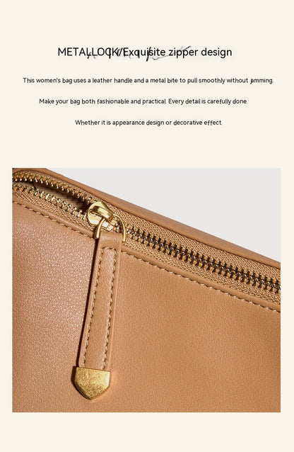 Women's High-grade Cowhide Baguette Underarm Bag GO Buy