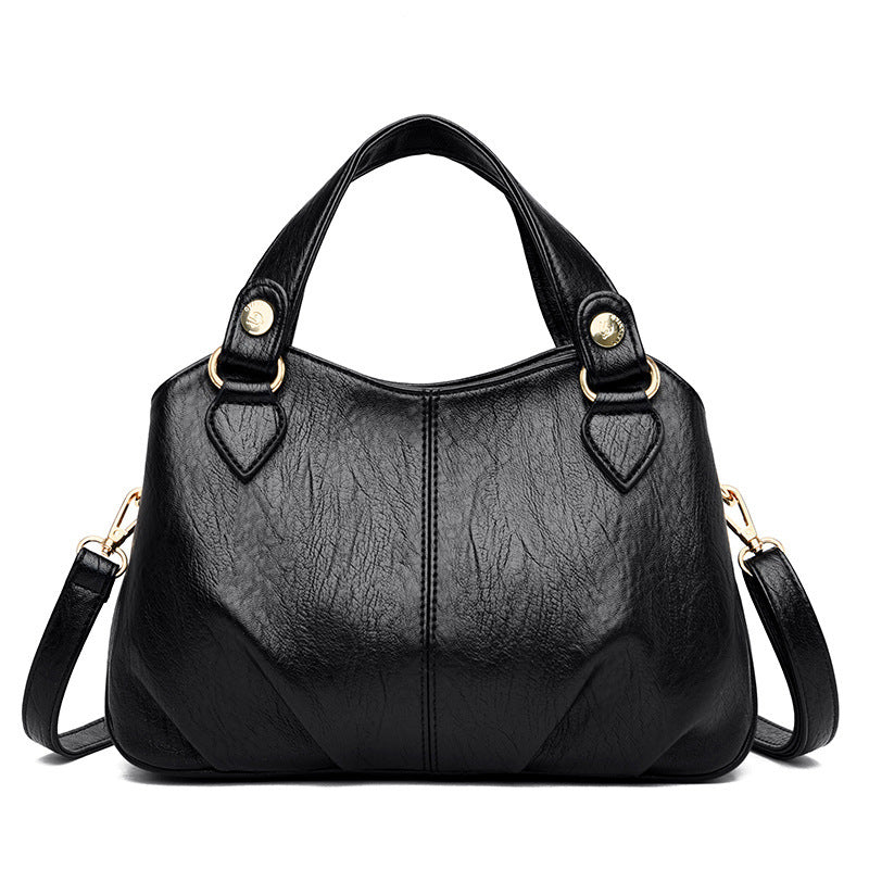 Multifunctional Handbag Sheepskin Stitching One-shoulder Messenger Bag GO Buy