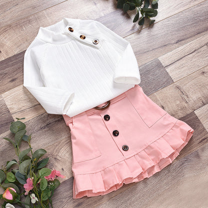 Pure cotton pit strip children's suit GO buy