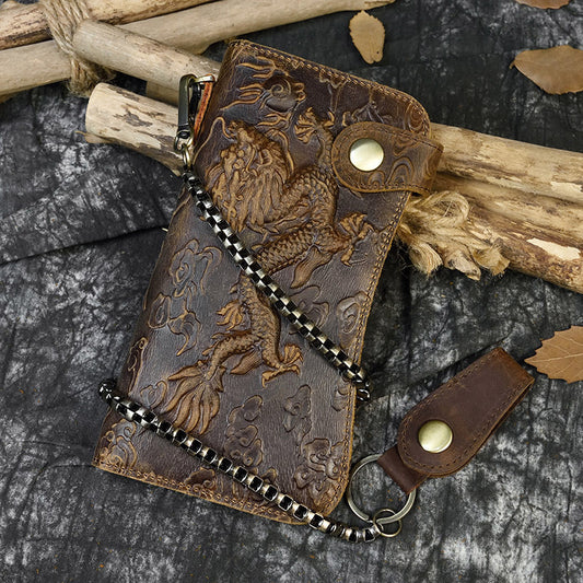 Men's Crazy Horse Leather Wallet GO Buy