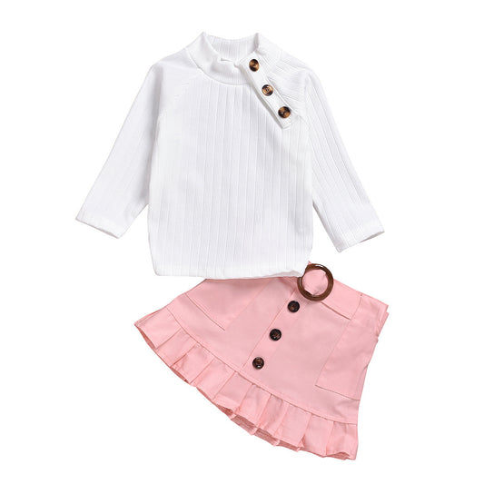 Pure cotton pit strip children's suit GO buy