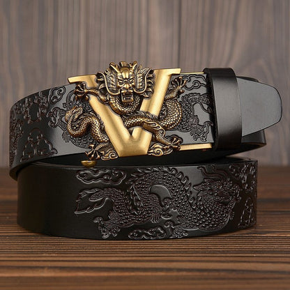 Men's leather belt GO Buy