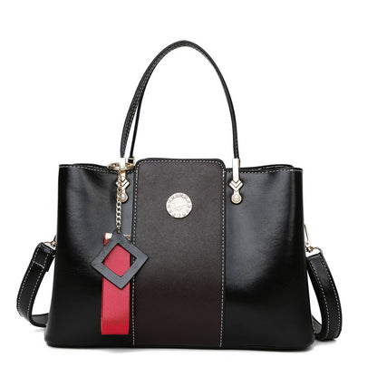 Three-layer Soft Leather Shoulder Messenger Bag GO Buy