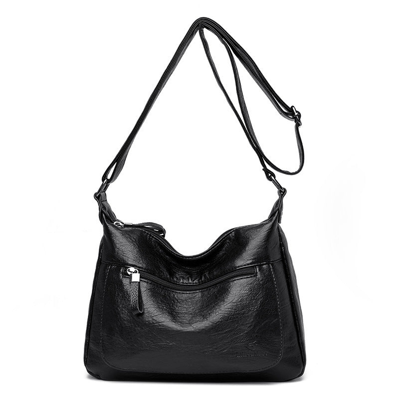 High Quality Soft Faced Large Capacity Women's One Shoulder Messenger Bag GO Buy