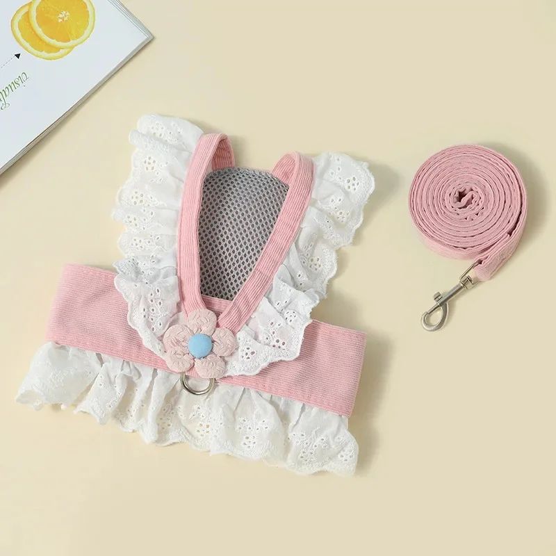 Pet Leash Dog Collar Summer Clothes For Cats And Dogs Baby Dog Safety Rope Back Strap Dog Walking Rope Special For Puppies GO Buy