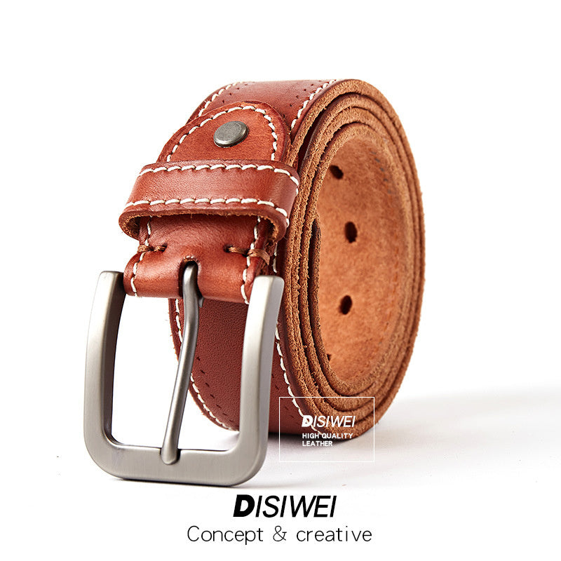 Washed leather belt GO Buy