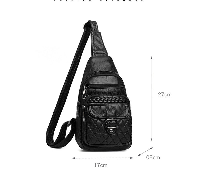 Fashionable Western Style PU Soft Leather Ladies Shoulder Bag GO Buy