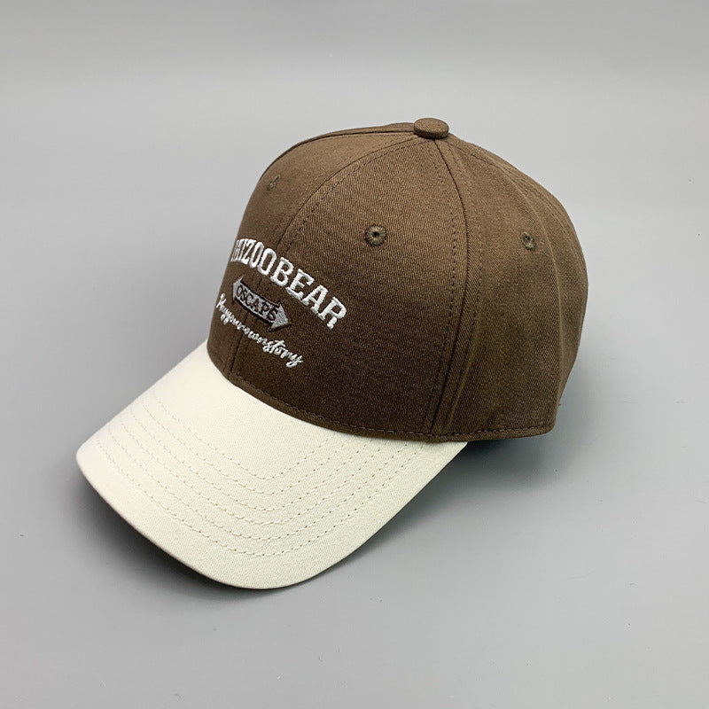 Simple Color Matching Letters Graffiti Cotton Embroidery Sports Breathable Baseball Cap Gobuy Fashion