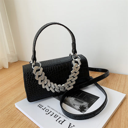 One Shoulder Messenger Portable Stone Pattern Small Square Bag GO Buy