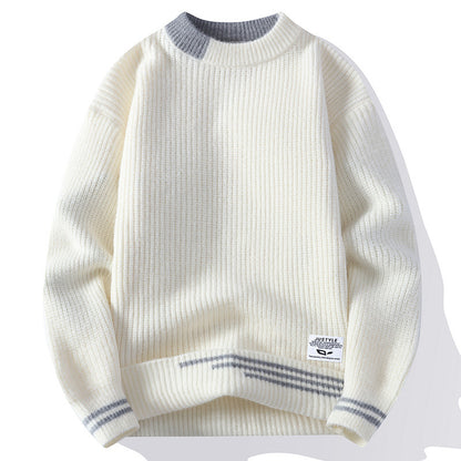 Men's Multi-color Stripe Sweater Cardigan GO Buy