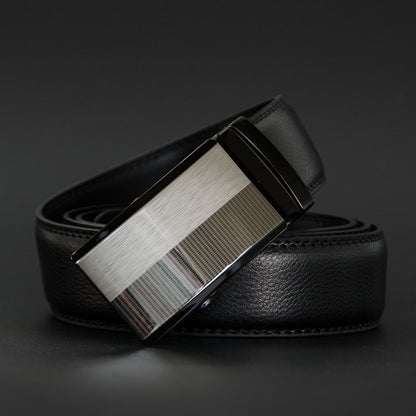 Men's two-layer cowhide belt belt GO Buy