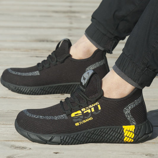 Fly textured labor shoes men GO Buy