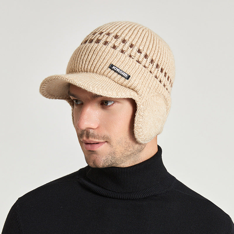 Fleece-lined Men's Sleeve Cap Ear Protection Baseball GO buy