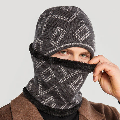 Hedging Hat With Thick Square Pattern To Keep Warm GO Buy