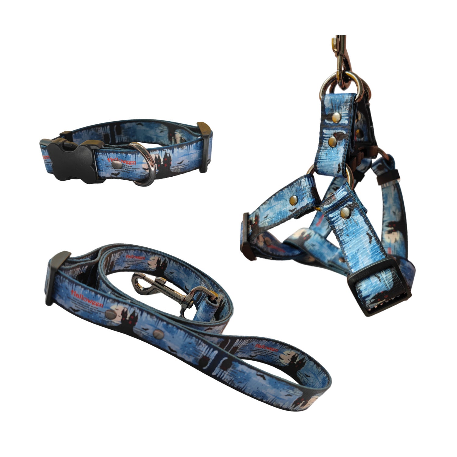 Pet Dog Print Leash Chest Harness GO Buy