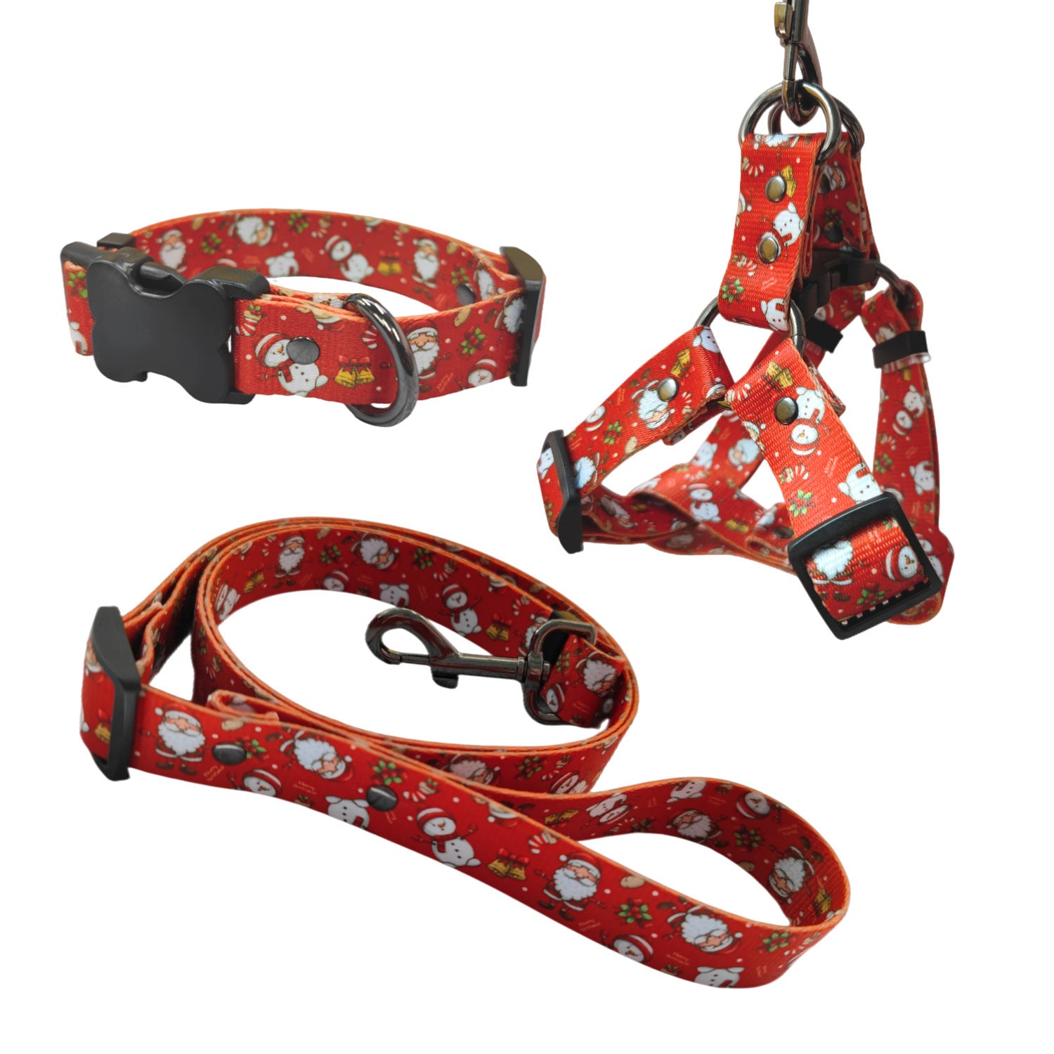 Christmas Dog Leash Chest Harness Pet GO Buy