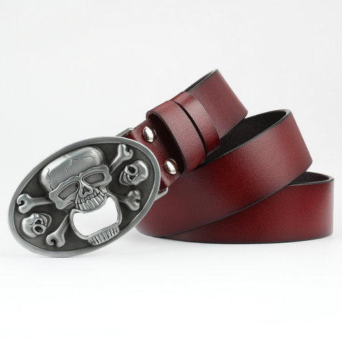 Men's Casual Skull Decorative Belt GO Buy