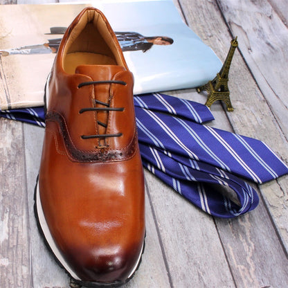 Breathable And Non Slip Leather Men Shoes GO Buy