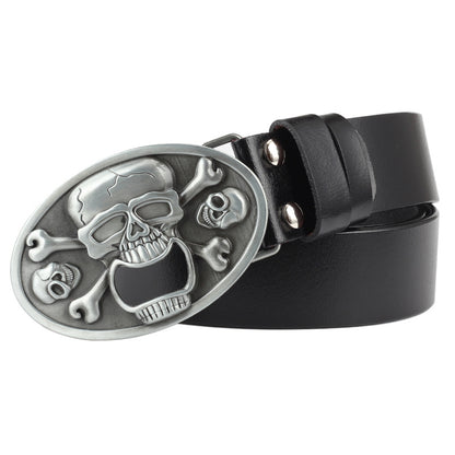 Men's Casual Skull Decorative Belt GO Buy