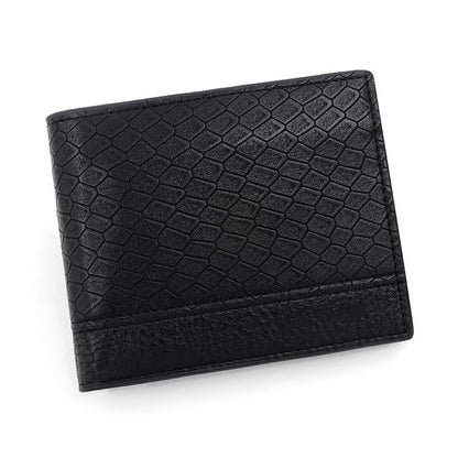 Men's Fashion Large Capacity Embossed Snake Pattern Wallet GO Buy