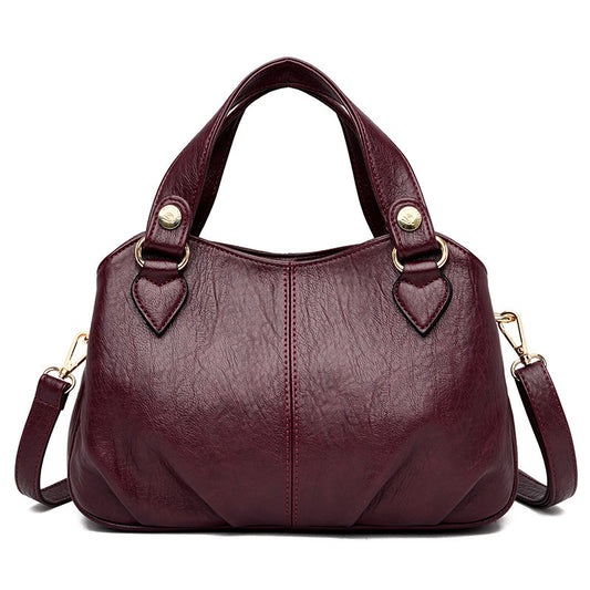 Multifunctional Handbag Sheepskin Stitching One-shoulder Messenger Bag GO Buy