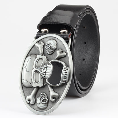 Men's Casual Skull Decorative Belt GO Buy