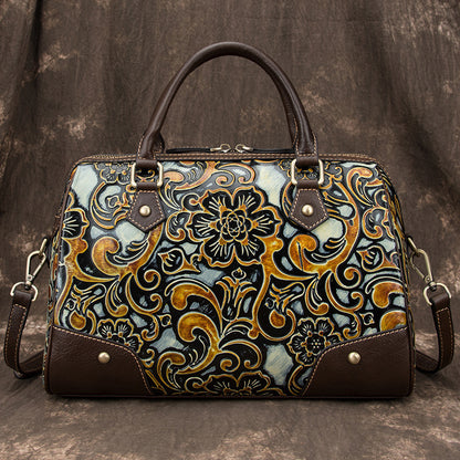 European And American New Head Leather Soft Leather Women's Pillow Bag GO Buy